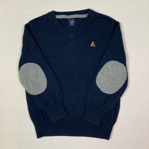 Baby Gap Boys’ Navy Elbow Patch Sweater